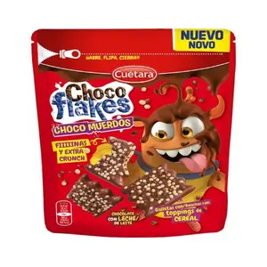 CUETARA CHOCOFLAKES MUERDOS NEGRO 87G 1.70E
