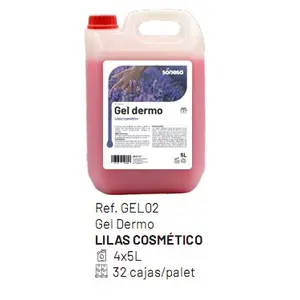 SONESA GEL DE MANOS LILAS COSMETICO 5L