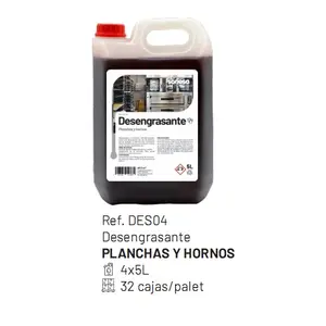 SONESA DESENGRASAN PLANCHAS Y HORNOS 5L