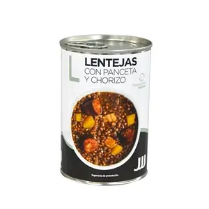 JJJ LENTEJA CON PANCETA Y CHORIZO LATA 420G