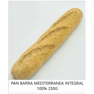 PAN BARRA MEDITERRANEA INTEGRAL 100% 250G