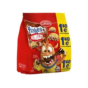 CUETARA CHOCO FLAKES BOMBAZO 1.40€