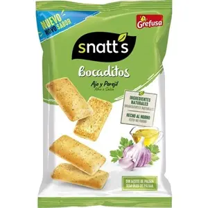 GREFUSA SNATTS AJO Y PEREJIL 1.30€ 80G