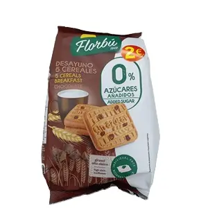 FLORBU DESAYUNO CEREALES CHOCOLATE  0% 290G 2€