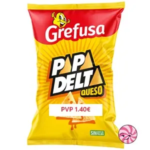 GREFUSA PAPADELTA SABOR QUESO 60G 1.40€