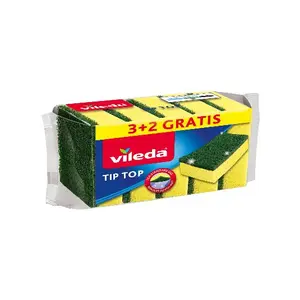 VILEDA ESTROPAJO CON ESPONJA 3+2 TIP TOP