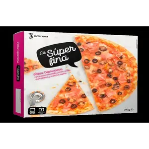 SIRENA PIZZA SUPER FINA CAPRICCIOSA 383G