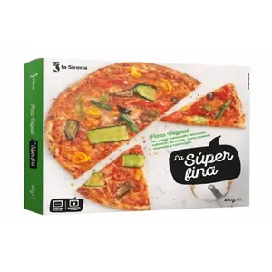 SIRENA PIZZA SUPER FINA VEGETAL 440G