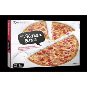 SIRENA PIZZA SUPER FINA CARBONARA 390G
