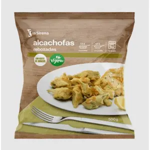 SIRENA ALCACHOFAS REBOZADAS 500G