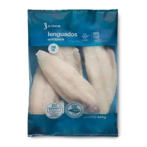 SIRENA LENGUADO EUROPEO SIN PIEL 540G