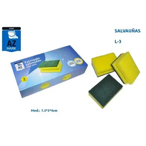 AZMARK ESTROPAJO SALVAUÑAS PACK 3 UNIDADES