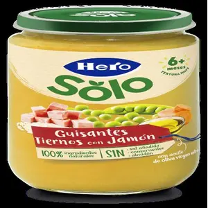 HERO BUENAS NOCHES GUISANTES CON JAMON 190G