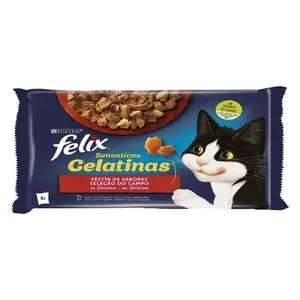 FELIX SENSATIONS SOBRE GELATINA CARNE 340G