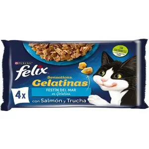 FELIX SENSATIONS SOBRE GELATINA PESCADO 340G