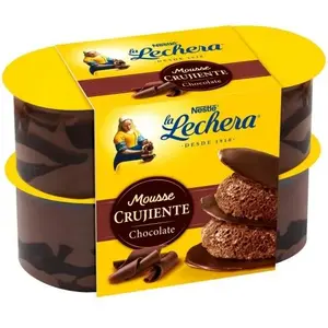 LA LECHERA MOUSSE CRUJI CHOCO *4