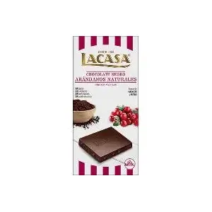 LACASA TABLETA NEGRO/ARANDANOS 100G