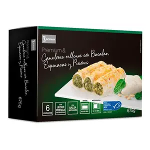 SIRENA BACALAO ESPINACAS 675G