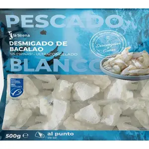 SIRENA BACALAO DESMIGADO 500G