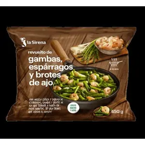 SIRENA REVUELTO AJO/ESP/GAMBA 450G