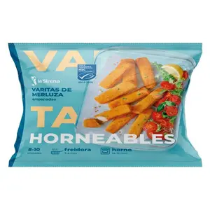 SIRENA VARITAS DE MERLUZA 300G