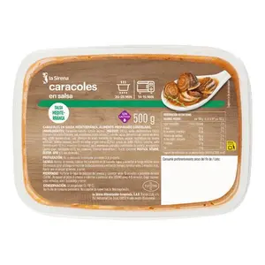 SIRENA CARACOLES EN SALSA 500G
