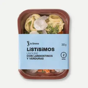 SIRENA LINGUINE CON LANGOSTINO Y VERD 300G