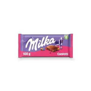 MILKA TABLETA CHOCOLATE CONFETTI 90G