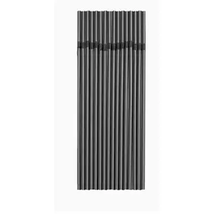 CAÑITA FLEXIB NEGRA 6X23 100UD