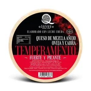 QUEVEDO QUESO MEZCLA TEMPERAMENTO CUÑAS 1/8