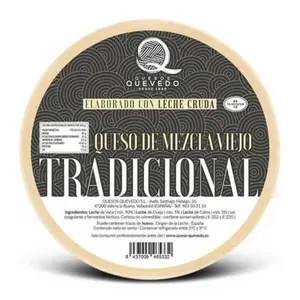 QUEVEDO QUESO MEZCLA TRADICIONAL CUÑAS 1/8