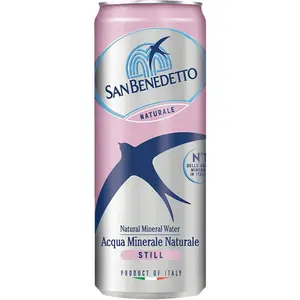 SAN BENEDETTO AGUA LATA 330 ML