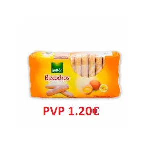 GULLON BIZCOCHOS 200G PVP 1.20€