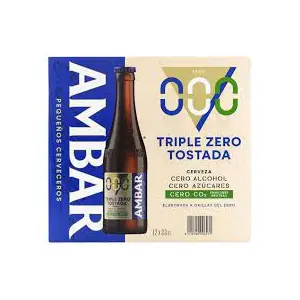 AMBAR TRIPLE ZERO TOSTADA 1/3 VNR