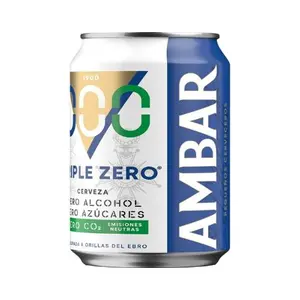 AMBAR TRIPLE ZERO LATA 33CL
