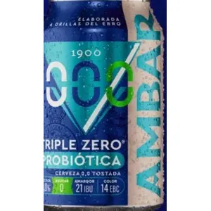AMBAR TRIPLE ZERO PROBIOTICA LATA 33CL