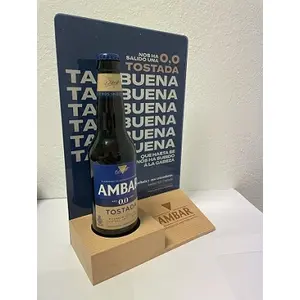 AMBAR EXPOSITOR 0.0 TOSTADA 1 UND AZUL