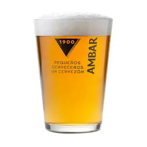 AMBAR VASO APOLO 33 CL CAJAS DE 12 UNIDADES